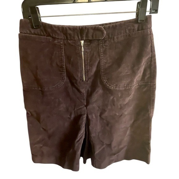 Women's Brown‎ Corduroy Skirt - Picture 2 of 6